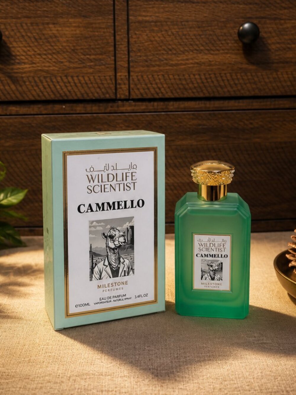 Wildlife Scientist Cammello By Milestone Eau De parfum For men 3.4Oz